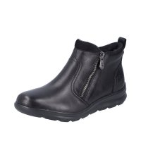 Rieker Leather Women's short boots| Z0060 Ankle Boots Black
