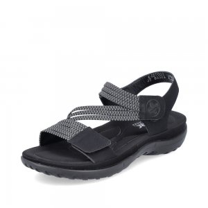 Rieker Women's sandals | Style 64870 Athletic Sandal Black