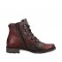 Remonte Synthetic Material Women's mid height boots| D4391 Mid-height Boots Red Combination