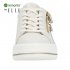 Remonte Women's shoes | Style D1C01 Athletic Lace-up with zip White Combination