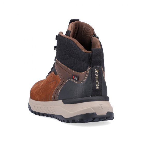 Rieker EVOLUTION Synthetic leather Men's boots| U0161 Ankle Boots Brown - Click Image to Close