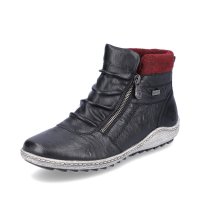 Remonte Leather Women's Mid Height Boots| R1486-22 Mid-height Boots Black Combination