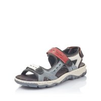 Rieker Women's sandals | Style 68872 Athletic Trekking Blue Combination