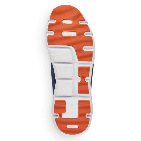 Rieker EVOLUTION Men's shoes | Style 07806 Athletic Lace-up Blue - Click Image to Close