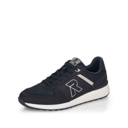 Rieker EVOLUTION Men's shoes | Style 07601 Athletic Lace-up Blue