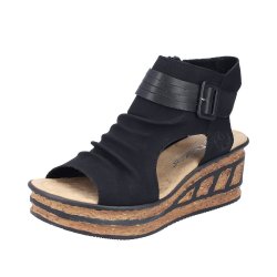 Rieker Women's sandals | Style 68191 Dress Sandal boot Black