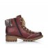 Rieker Synthetic leather Women's Short Boots| Z0444 Ankle Boots Red Combination