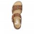 Rieker Women's sandals | Style 68176 Dress Sandal Brown Combination