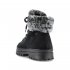 Rieker Suede leather Women's Short Boots | Z5420 Ankle Boots Flip Grip Black