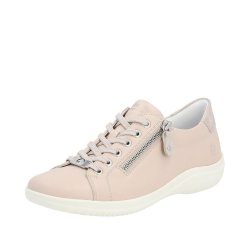 Remonte Women's shoes | Style D1E03 Athletic Lace-up with zip Pink