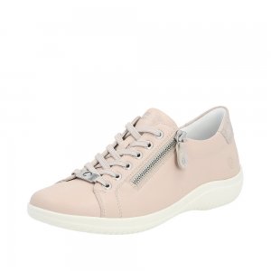 Remonte Women's shoes | Style D1E03 Athletic Lace-up with zip Pink