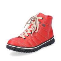 Rieker Synthetic leather Women's Short Boots| Z4215 Ankle Boots Red