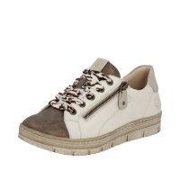 Remonte Leather Women's shoes| D5825 Beige Combination