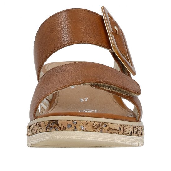 Remonte Women's sandals | Style D3068 Dress Mule Brown - Click Image to Close