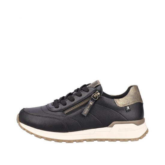 Rieker EVOLUTION Leather Women's shoes| W0604 Black - Click Image to Close