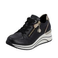 Remonte Leather Women's shoes| D0T03 Black Combination