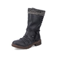 Rieker Synthetic leather Women's Mid height boots| Z4755 Mid-height Boots Black