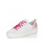 Remonte Women's shoes | Style D0900 Athletic Lace-up White Combination