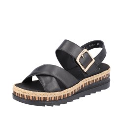 Rieker Women's sandals | Style V7951 Casual Sandal Black