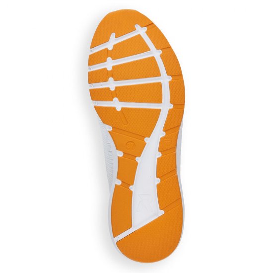Rieker EVOLUTION Women's shoes | Style 40102 Athletic Lace-up White Combination - Click Image to Close