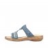 Rieker Women's sandals | Style 628M6 Casual Mule Blue