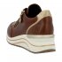 Remonte Leather Women's shoes| D0T03 Brown Combination