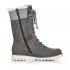 Remonte Suede leather Women's mid height boots| D8474-22 Mid-height Boots Grey Combination
