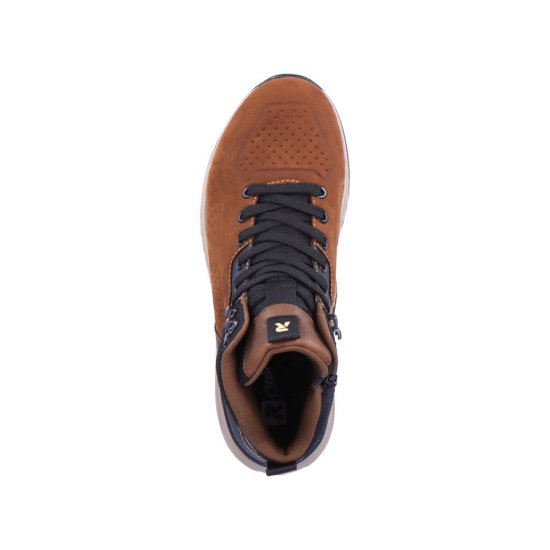 Rieker EVOLUTION Synthetic leather Men's boots| U0161 Ankle Boots Brown - Click Image to Close