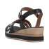 Remonte Women's sandals | Style D6461 Dress Sandal Black Combination