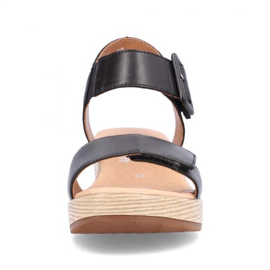 Remonte Women's sandals | Style D0N52 Dress Sandal Black - Click Image to Close