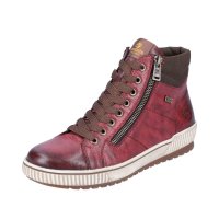 Remonte Synthetic Material Women's mid height boots| D0772-14 Mid-height Boots Red Combination