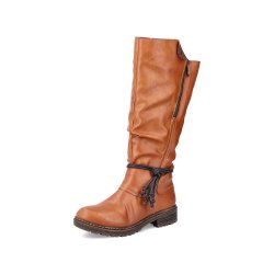 Rieker Synthetic leather Women's Tall Boots| Z4758 Tall Boots Brown