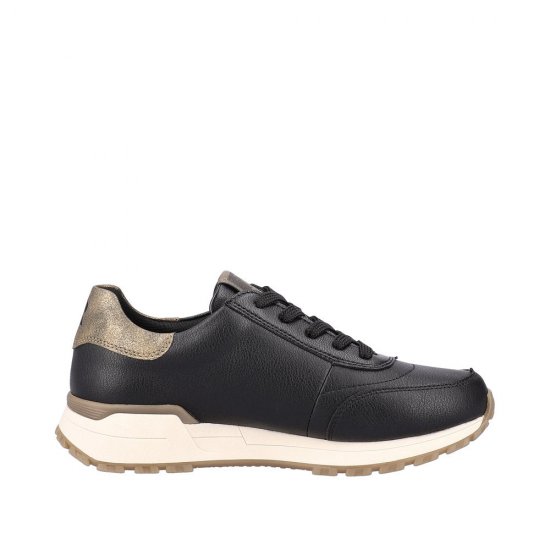 Rieker EVOLUTION Leather Women's shoes| W0604 Black - Click Image to Close