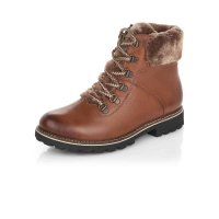 Remonte Leather Women's mid height boots| D8462 Ankle Boots Brown