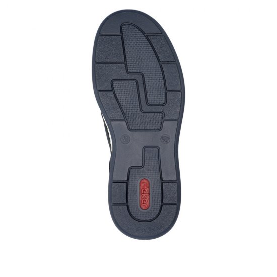 Rieker Men's shoes | Style 17368 Casual Slip-on Blue - Click Image to Close
