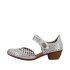 Rieker Women's shoes | Style 43753 Dress Open Shank Silver\/Platinum