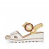 Rieker Women's sandals | Style 67476 Dress Sandal Yellow Combination