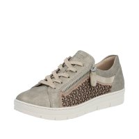 Remonte Women's shoes | Style D5830 Casual Lace-up with zip Metallic