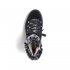 Rieker Suede leather Women's Short Boots | Z5420 Ankle Boots Flip Grip Black