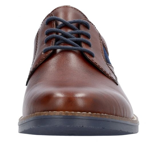Rieker Men's shoes | Style 13522 Dress Lace-up Brown - Click Image to Close