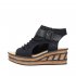 Rieker Women's sandals | Style 68191 Dress Sandal boot Black