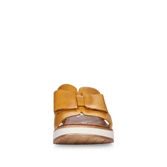 Remonte Women's sandals | Style D6456 Dress Mule Yellow - Click Image to Close