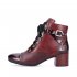 Rieker Synthetic leather Women's Short Boots| 70201 Ankle Boots Red