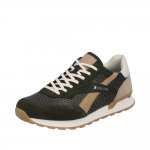 Rieker EVOLUTION Men's shoes | Style U0302 Athletic Lace-up Black