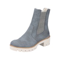 Rieker Synthetic Material Women's mid height boots| X5780 Mid-height Boots Blue