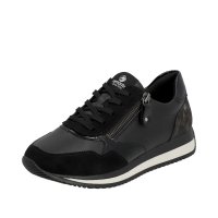Remonte Women's shoes | Style D0H01 Athletic Lace-up with zip Black Combination