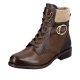 Remonte Leather Women's mid height boots| D0F76 Mid-height Boots Brown Combination