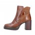 Rieker Leather Women's short boots| Y4157 Ankle Boots Brown