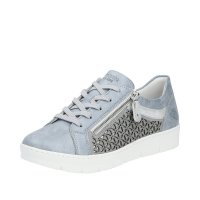 Remonte Women's shoes | Style D5830 Casual Lace-up with zip Blue Combination