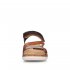 Remonte Women's sandals | Style R6850 Casual Sandal Brown Combination